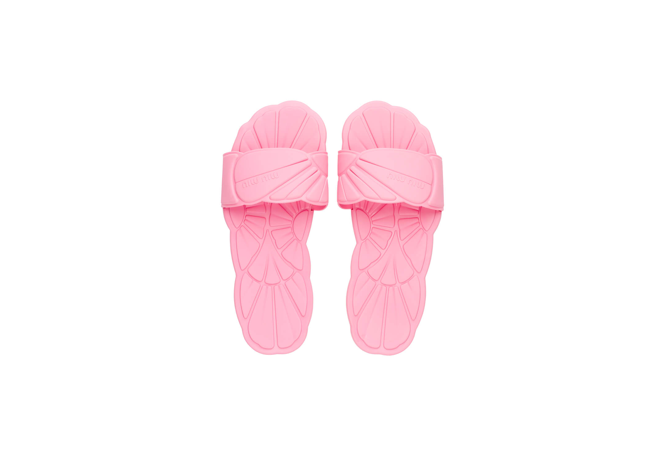 miu miu rubber slides