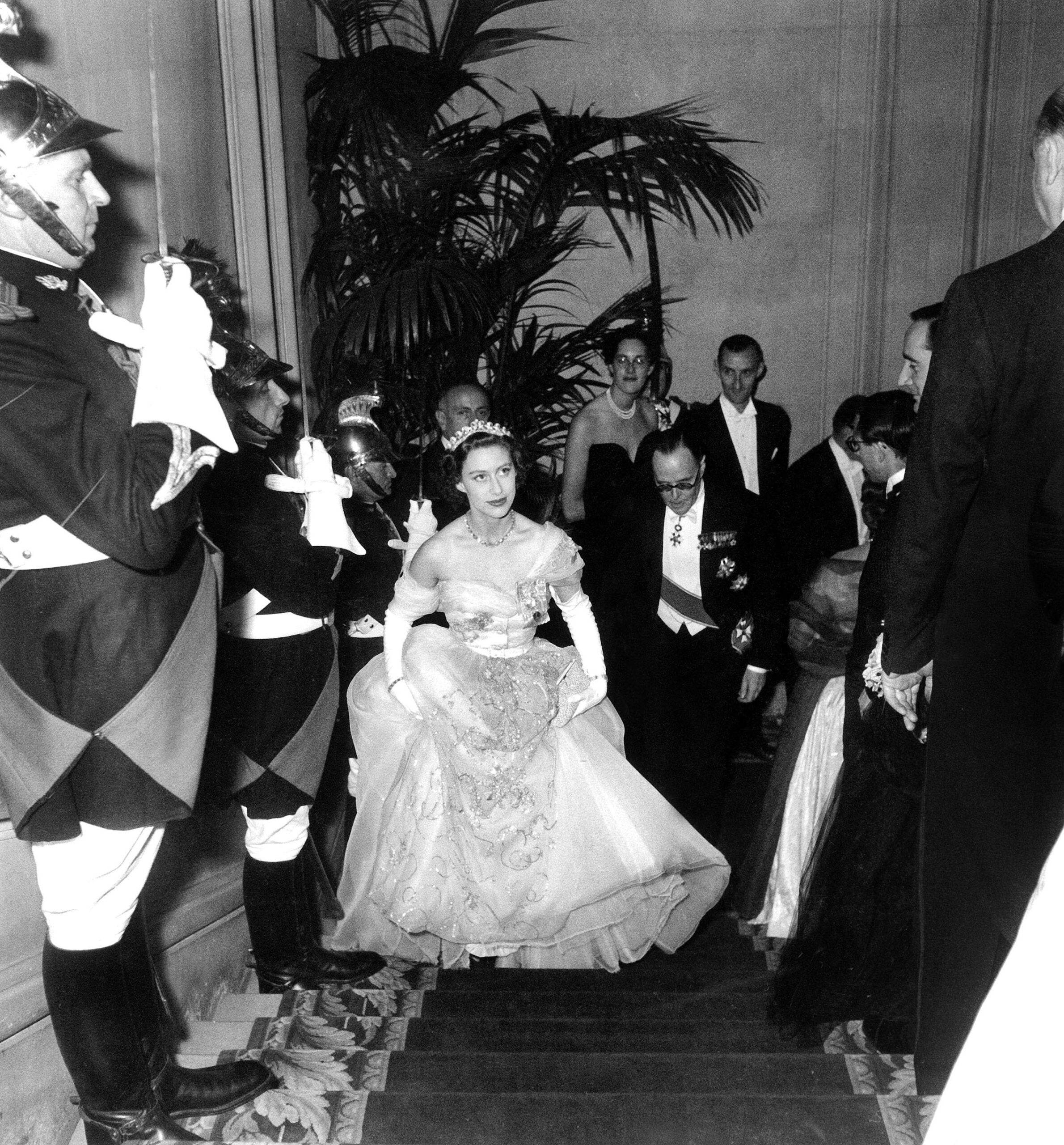 princess margaret dior dress ROYAL_STYLE Spectacular 'Christian Dior, Designer of Dreams' exhibition.  Among the highlights is the dress worn by Princess Margaret for her 21st  birthday celebrations in 1951