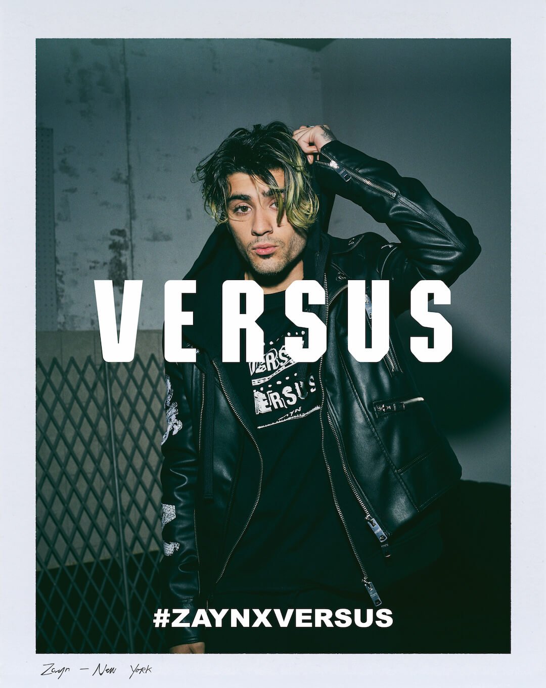 ジャケット・アウター ZAYN X VERSUS (Versus Versace) Versace Zayn Malik X Versus Capsule College Bomber Jacket Blouson
