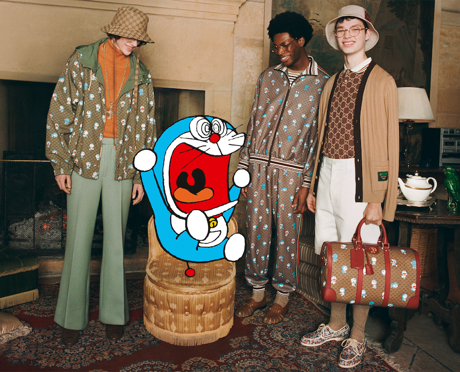 gucci doraemon chinese new year