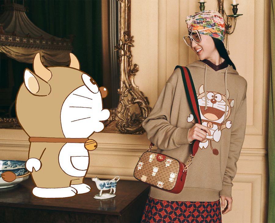 gucci doraemon chinese new year