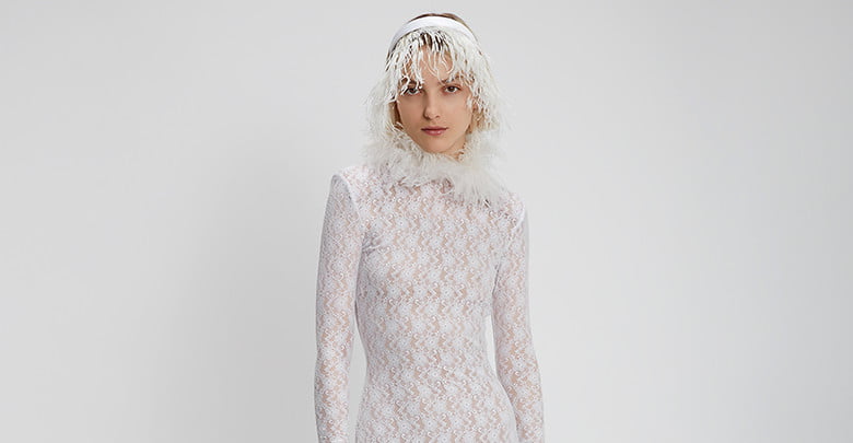 【Christopher Kane】クリスタルメッシュミディスカート Christopher Kane】クリスタルメッシュミディスカート