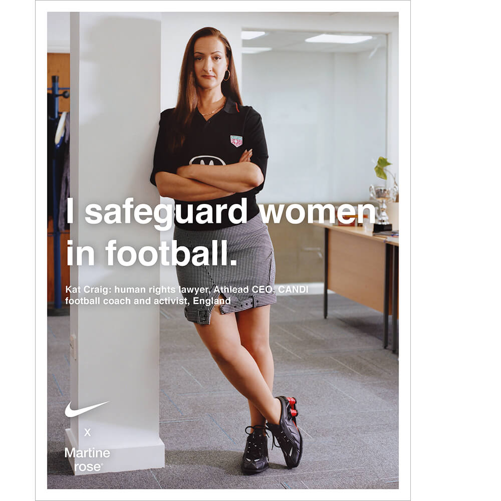 Martine Rose and Nike celebrate the women in football