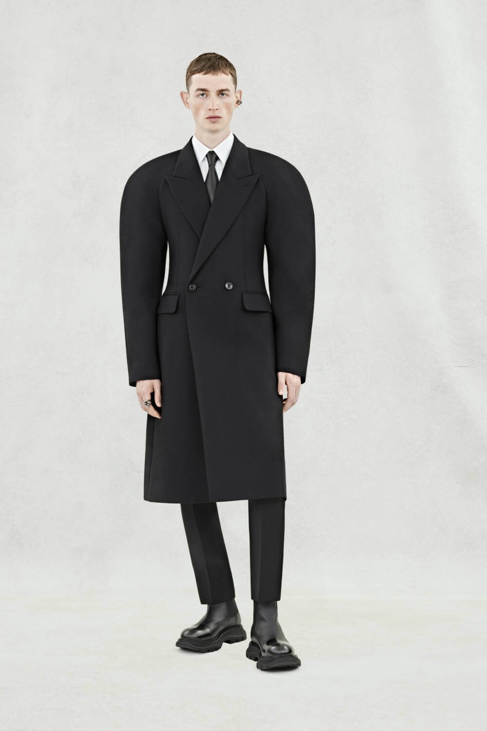 Alexander McQueen Floral Embroidered Suit Jacket in Black for Men | Lyst