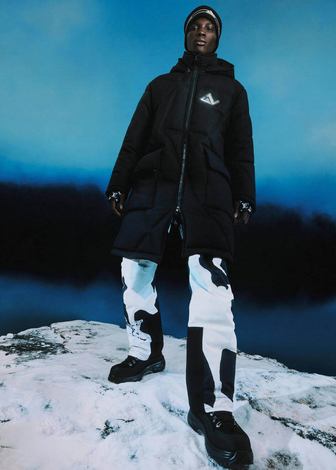 Louis Vuitton's latest ski capsule includes a snowboard and skis