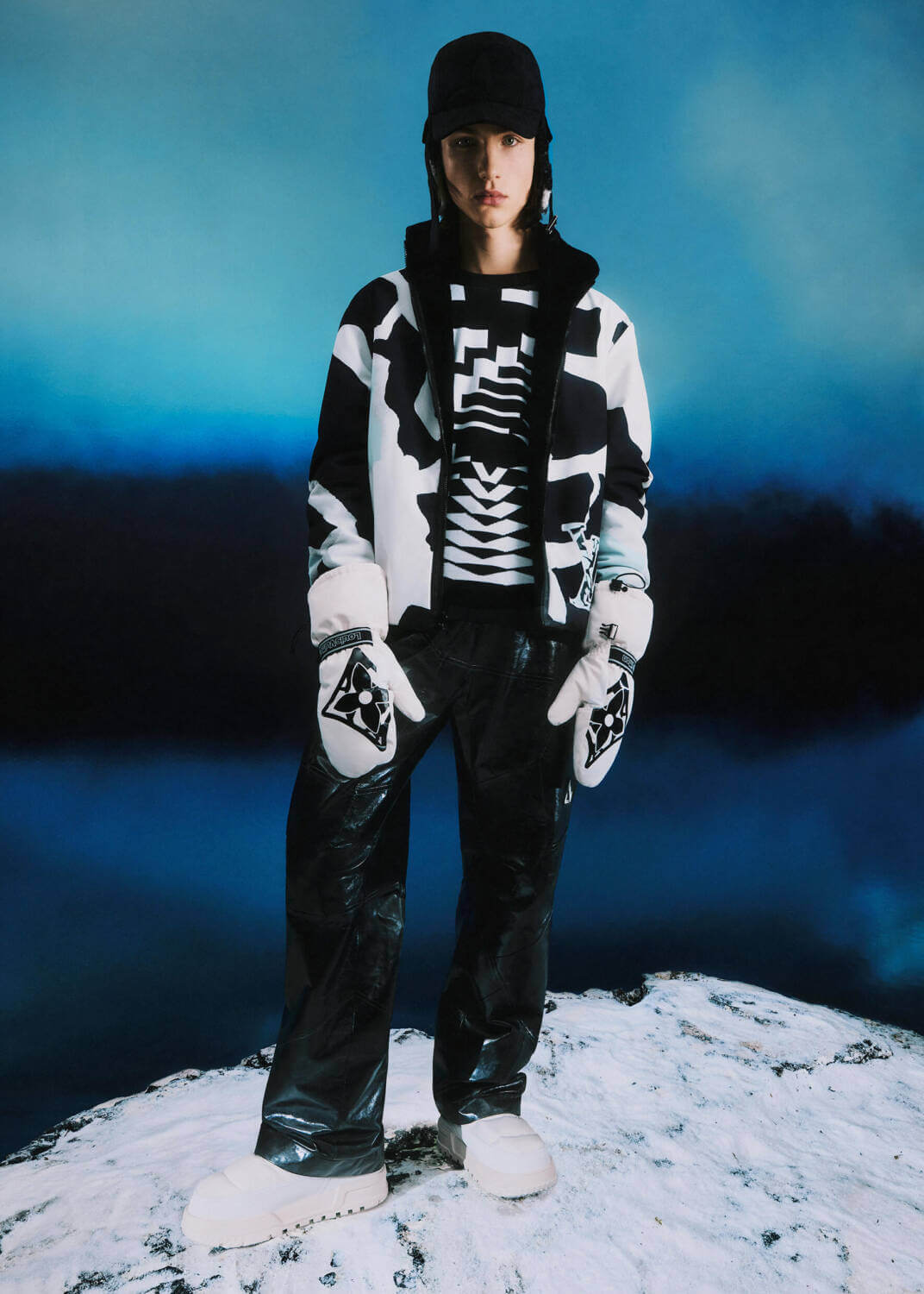 Louis Vuitton's latest ski capsule includes a snowboard and skis