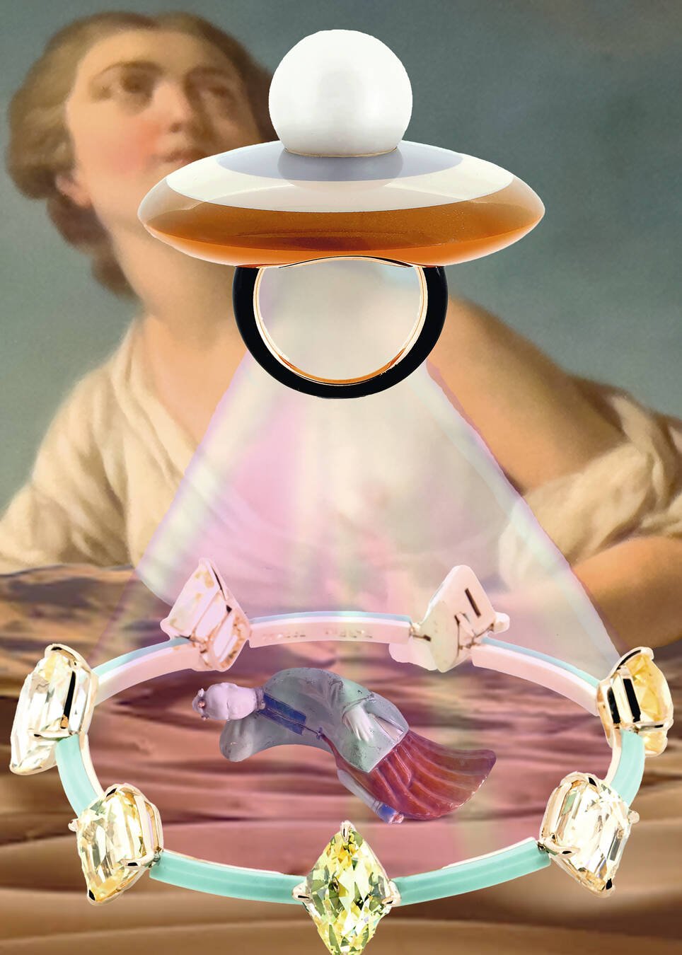 Motheringship HMS The Pacifier featuring Taffin ring and bangle