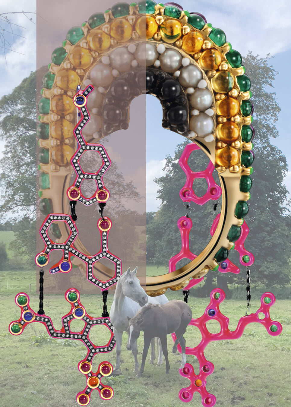 The Range of Possibility is your only Restriction featuring Solange ring and earings pink intersection