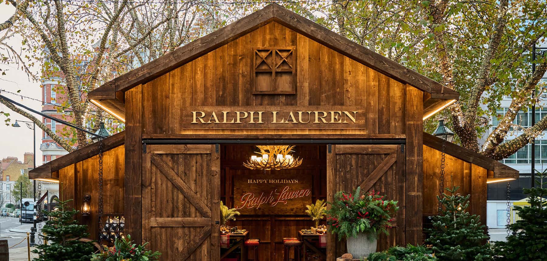 Ralph Lauren viert de feestdagen met de overname van Sloane Square