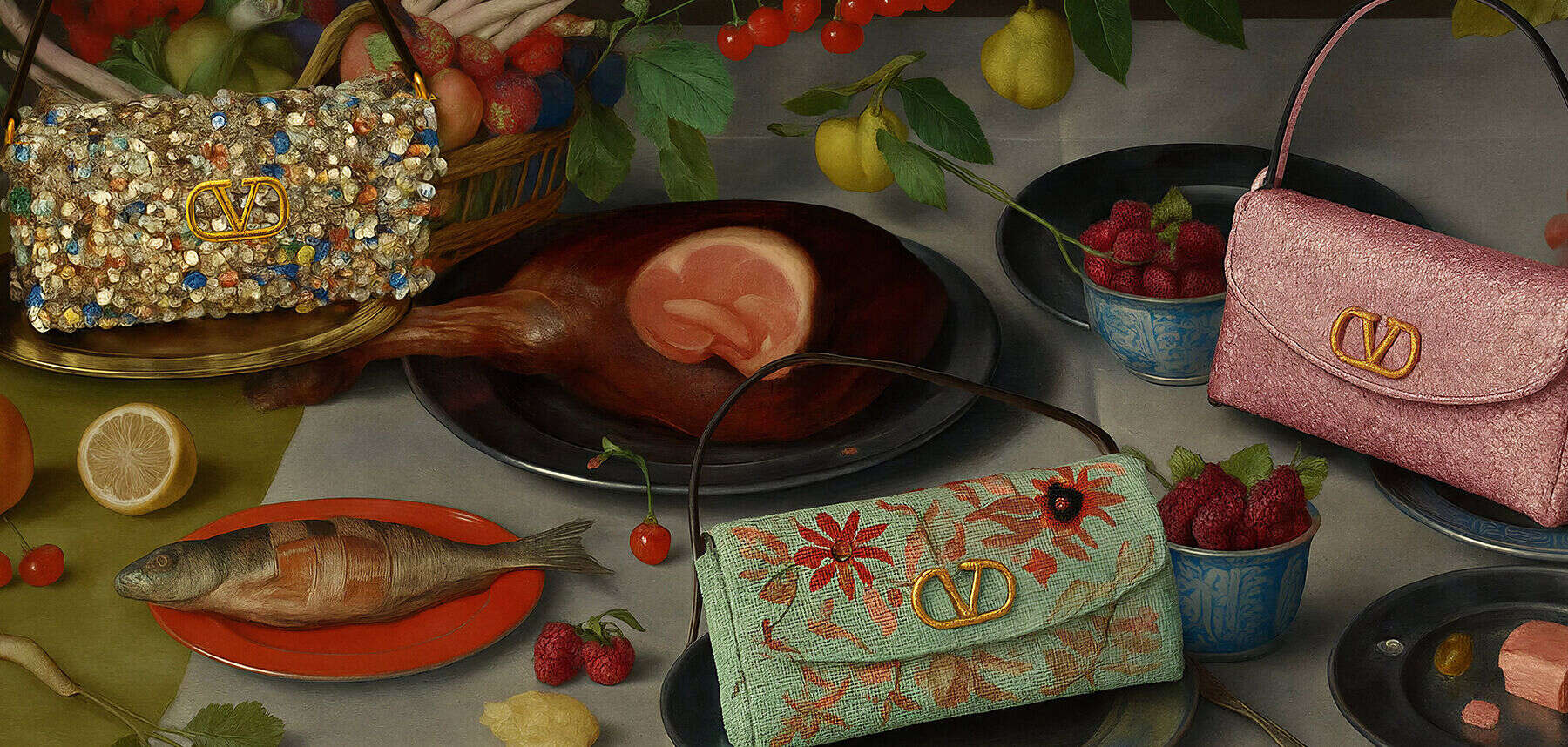 Negen artiesten geven een nieuwe versie van Valentino Garavani’s DeVain Bag