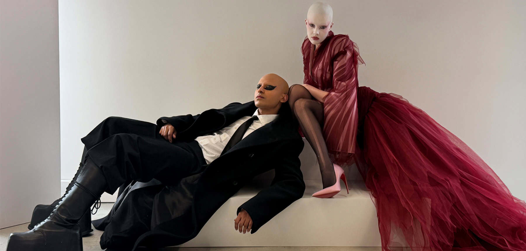 Vuil op hun onverschrokken schoonheidsuiterlijk